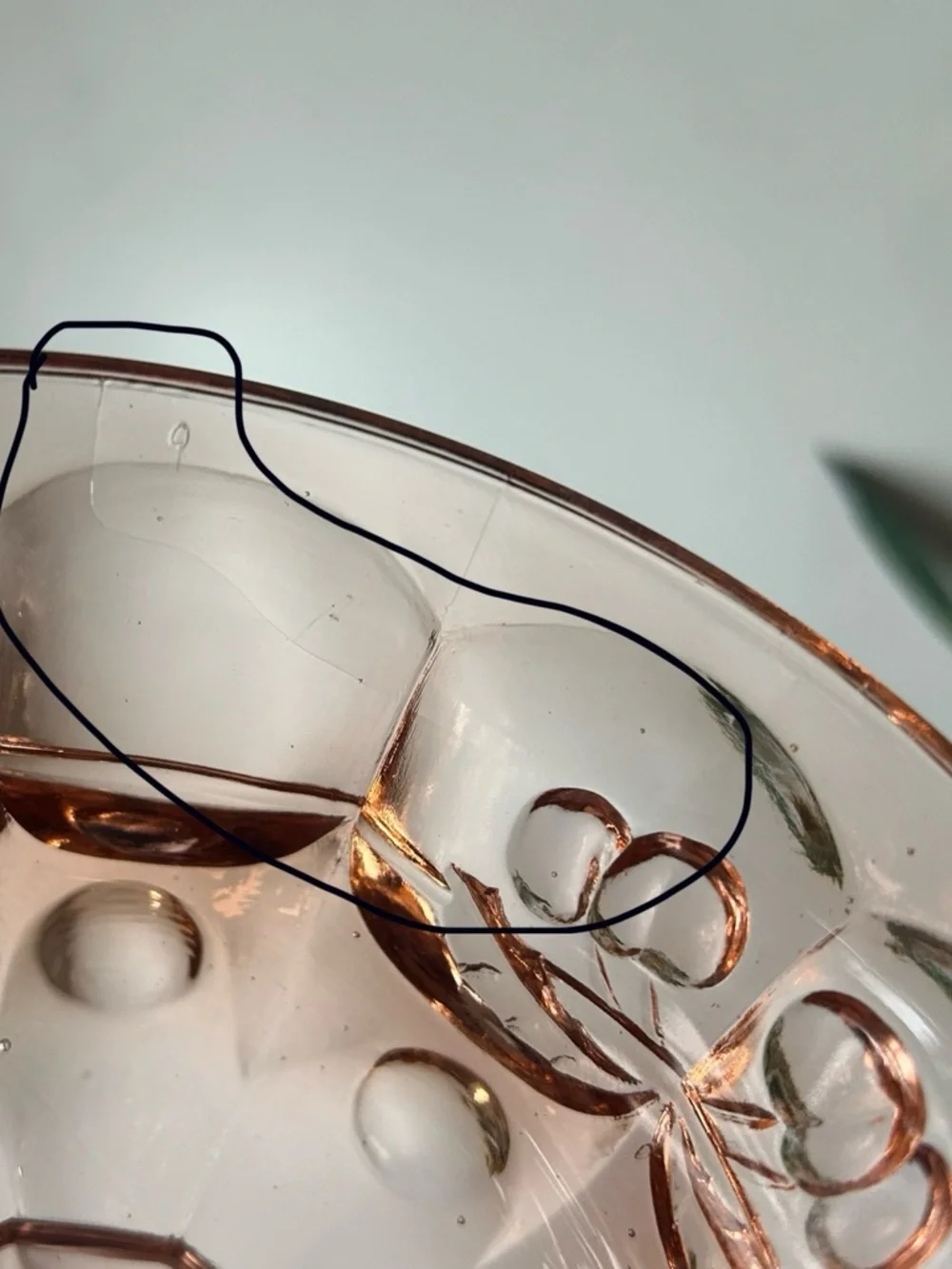 Vintage Mosser Glass "Cherry & Cable" Pink Glass Butter Dish - Picture 11 of 11